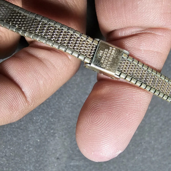 Hamilton Quartz 10K R.G.P. Digital Watch Not Working For PARTS/REPAIR No Back - Picture 9 of 10